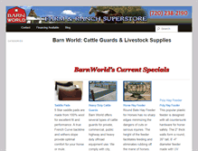 Tablet Screenshot of barnworld.com
